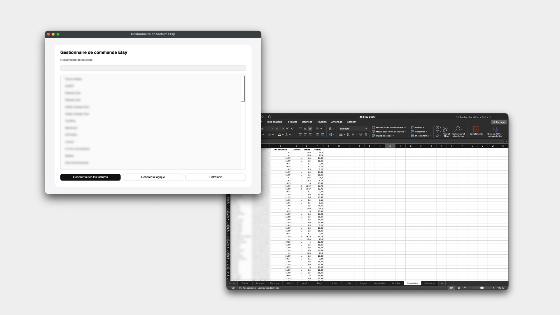 Automatisation Python pour Etsy